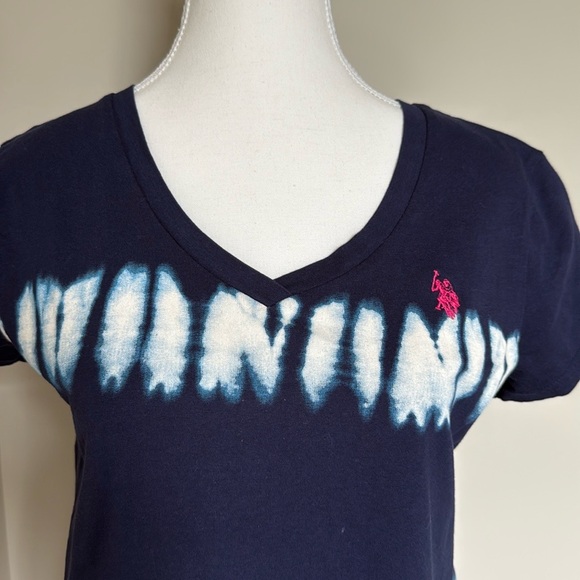 US POLO ASSN. Tie-dyed Jersey T shirt dress. - Picture 4 of 6